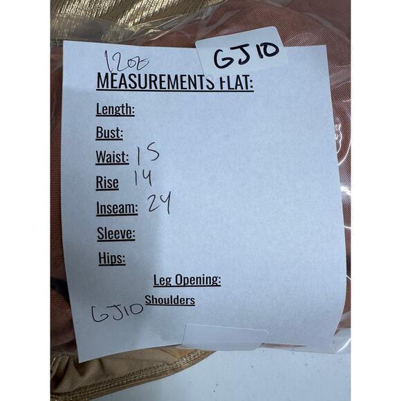 Anthropologie Womens Orange Paperbag High Waisted Pants Size 10 Wide Leg Loose - Picture 5 of 8